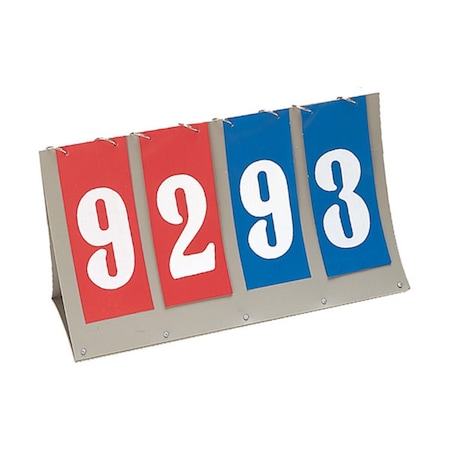 Champion Sports Tabletop Scorer, Red & Royal Blue FAS4